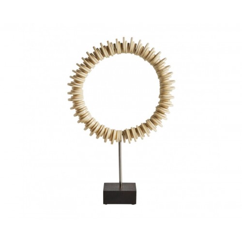 Figura Decorativa Austen Hueso 28x10x41 Estilo Nórdico - 1