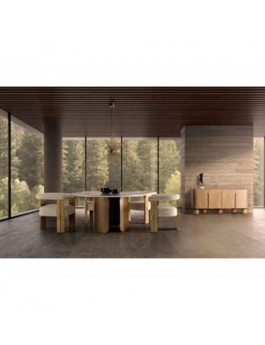 Busto Messier Aluminio 13x10x49 Estilo Contemporáneo - 3