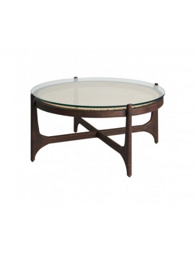 Mesa De Centro Nossen Madera De Mango 92x92x41 Estilo Colonial - 1