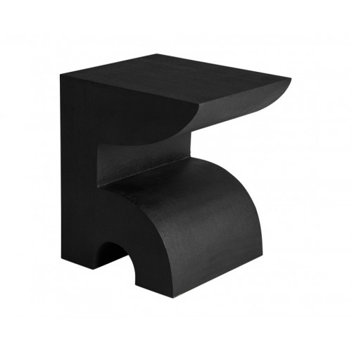 Mesa Auxiliar Blaghe Cemento 49x41x54 Estilo Contemporáneo - 1