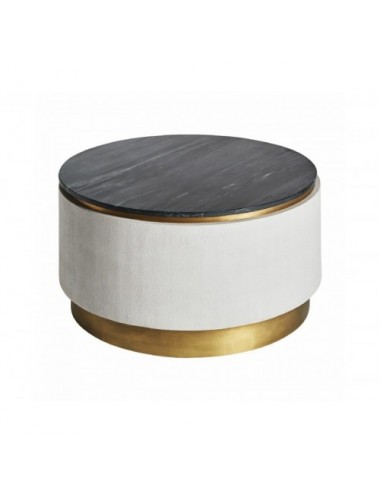 Mesa De Centro Zerbst Hierro 90x90x46 Estilo Art Deco - 1