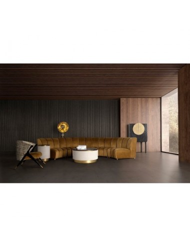 Mesa De Centro Zerbst Hierro 90x90x46 Estilo Art Deco - 5