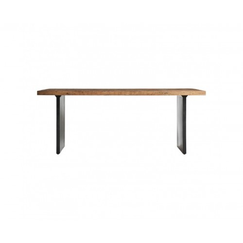 Mesa Comedor Uzor Madera De Shorea 200x100x76 Estilo Industrial - 1