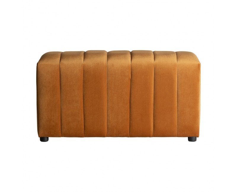 Pie De Cama Marsa Madera De Abeto 91x45,5x48 Estilo Contemporáneo - 1