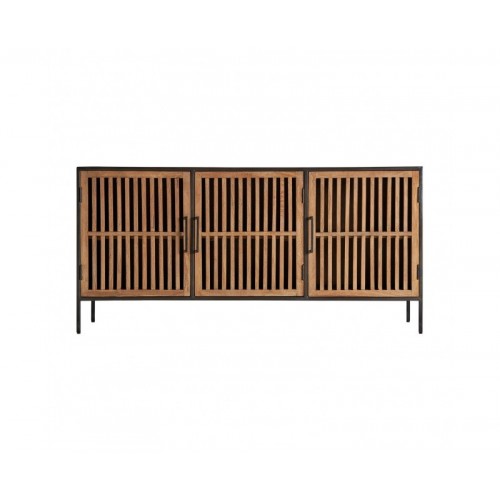 Aparador Gaffney Madera De Mango 180x45x86 Estilo Industrial - 1
