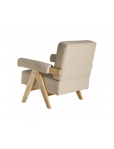 Sillón Jonen Madera De Olmo 75x80x83 Estilo Colonial - 4