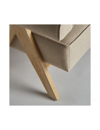 Sillón Jonen Madera De Olmo 75x80x83 Estilo Colonial - 7