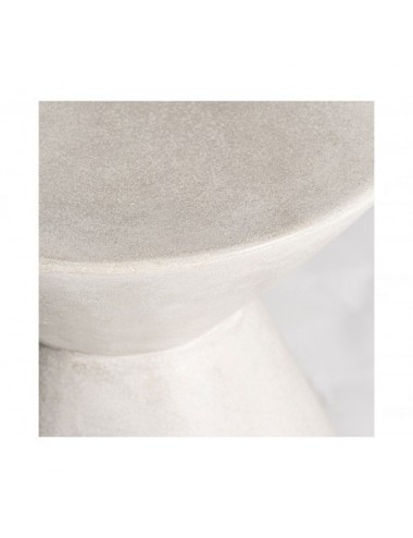 Mesa Auxiliar Telfs Cemento 43x43x48 Estilo Contemporáneo - 3