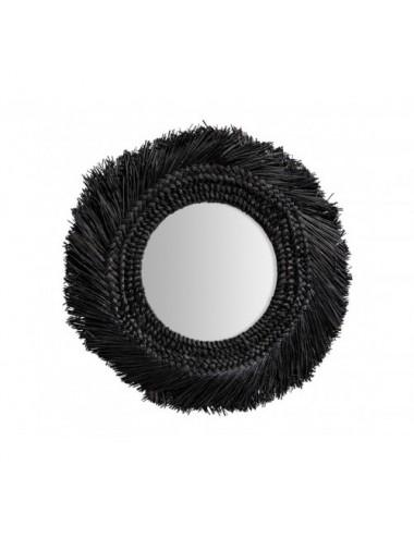 Espejo Desouk Fibra Natural 70x2x70 Estilo Contemporáneo - 1