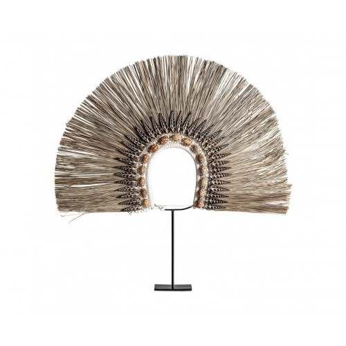 Figura Decorativa Fibra Natural 62x7x64 Estilo Étnico - 1