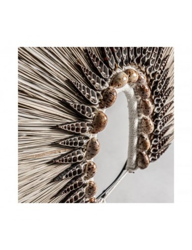 Figura Decorativa Fibra Natural 62x7x64 Estilo Étnico - 1