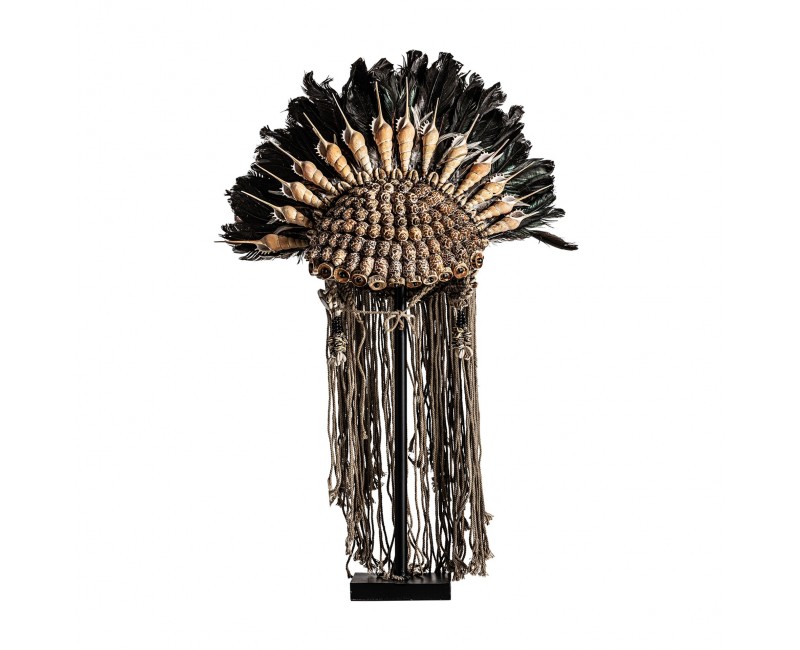 Figura Decorativa Fibra Natural 60x24x85 Estilo Étnico - 1