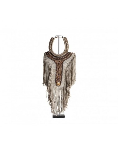 Figura Decorativa Fibra Natural 34x12x82 Estilo Étnico - 1