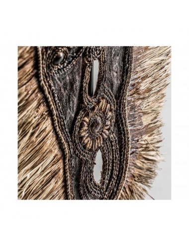 Figura Decorativa Fibra Natural 38x12x82 Estilo Étnico - 1