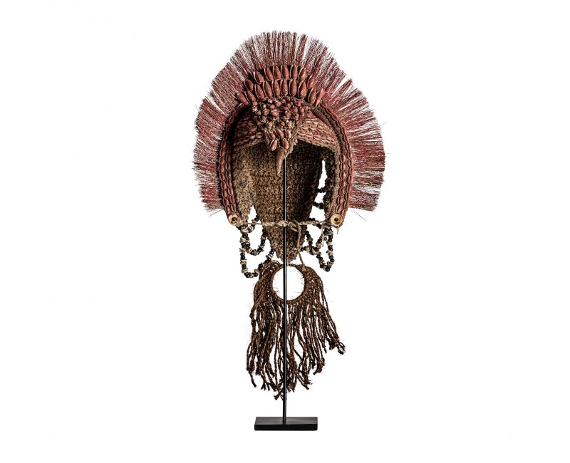 Figura Decorativa Fibra Natural 38x23x80 Estilo Étnico - 1