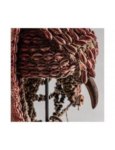 Figura Decorativa Fibra Natural 38x23x80 Estilo Étnico - 1