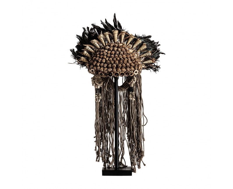 Figura Decorativa Fibra Natural 49x26x82 Estilo Étnico - 1