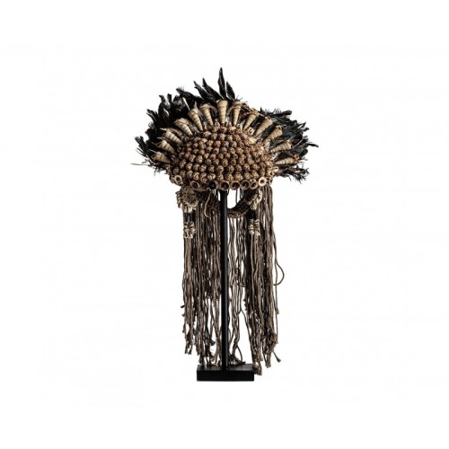 Figura Decorativa Fibra Natural 49x26x82 Estilo Étnico - 1