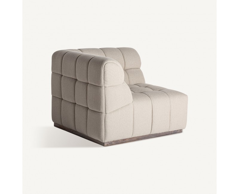 Módulo Sofá Esquinero Winzer Madera De Pino 97x97x74 Estilo Contemporáneo - 1