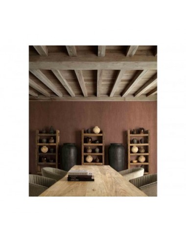 Librería Walding Madera Recuperada 116x35x220 Estilo Industrial - 13