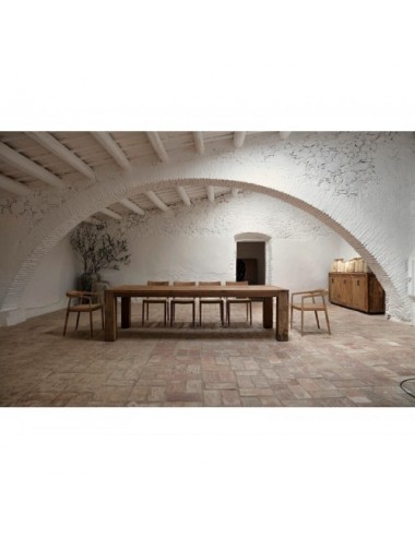 Mesa Comedor Backlyn Madera Recuperada 270x110x76 Estilo Nórdico - 12