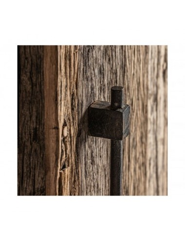 Armario Carrik Madera Recuperada 71x55x202 Estilo Colonial - 10