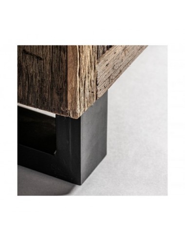 Armario Carrik Madera Recuperada 71x55x202 Estilo Colonial - 11