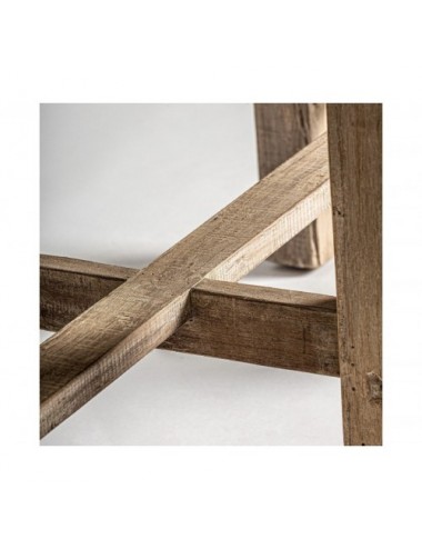 Consola Carrik Madera Recuperada 230x57x83 Estilo Colonial - 5