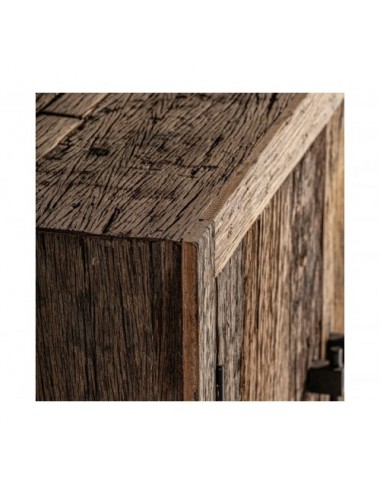 Aparador Carrik Madera Recuperada 180x45x90 Estilo Colonial - 4