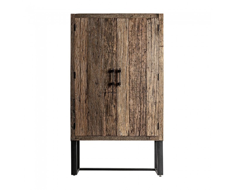 Armario Carrik Madera Recuperada 107x47x188 Estilo Colonial - 1