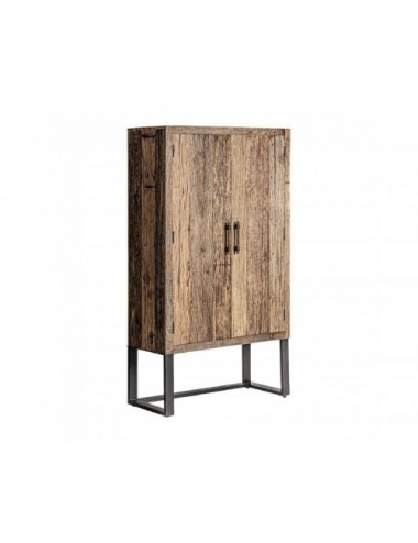 Armario Carrik Madera Recuperada 107x47x188 Estilo Colonial - 1