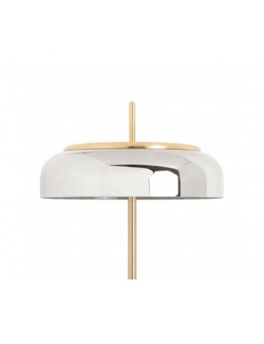 Lámpara De Pie Malih Hierro 40x40x166 Estilo Art Deco - 1