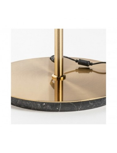 Lámpara De Pie Malih Hierro 40x40x166 Estilo Art Deco - 4