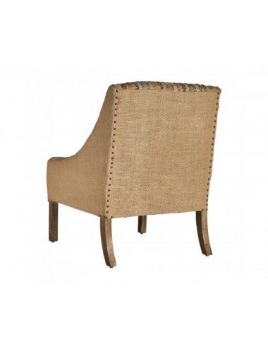 Sillón Nairn Yute 70x74x93 Estilo Vintage - 4