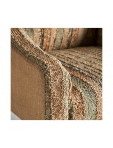 Sillón Nairn Yute 70x74x93 Estilo Vintage - 5