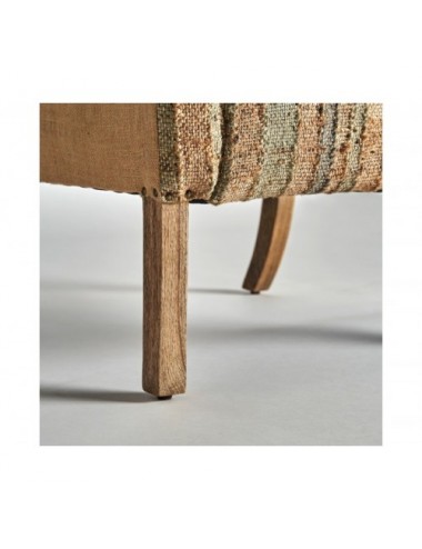 Sillón Nairn Yute 70x74x93 Estilo Vintage - 8