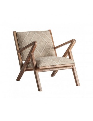 Sillón Elgin Yute 62x83x72 Estilo Vintage - 1