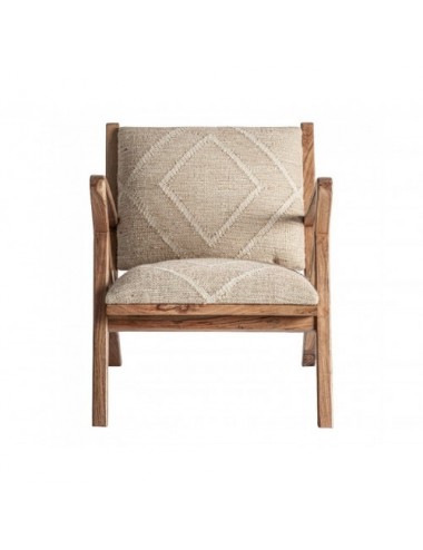 Sillón Elgin Yute 62x83x72 Estilo Vintage - 1