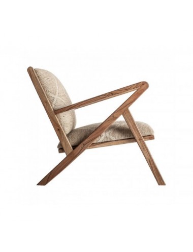 Sillón Elgin Yute 62x83x72 Estilo Vintage - 3