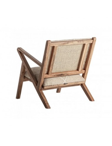 Sillón Elgin Yute 62x83x72 Estilo Vintage - 4