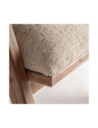 Sillón Elgin Yute 62x83x72 Estilo Vintage - 6