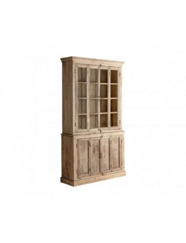Vitrina Huntly Madera De Teka 138x42x243 138x40x150 136x42x95 Estilo Colonial - 1
