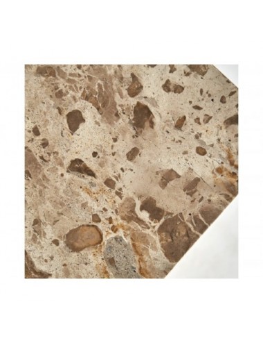 Mesa Auxiliar Grov Mármol 30x30x48 Estilo Art Deco - 3