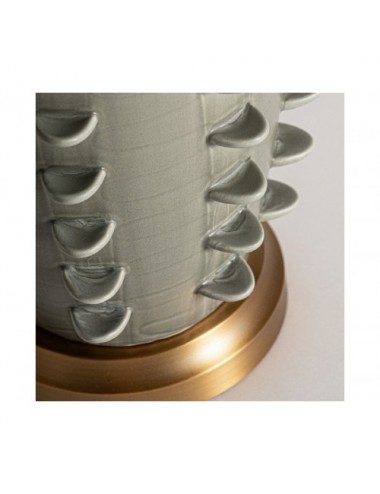 Lámpara De Sobremesa Cerámica 40,5x40,5x69 Estilo Art Deco - 3