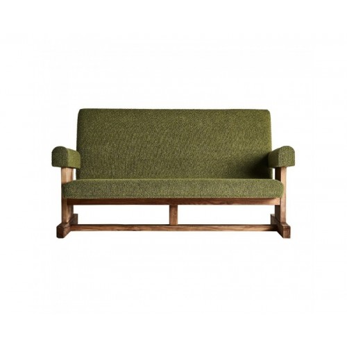 Sofá Creusot Madera De Pino Reciclado 159x85x85 Estilo Colonial - 1