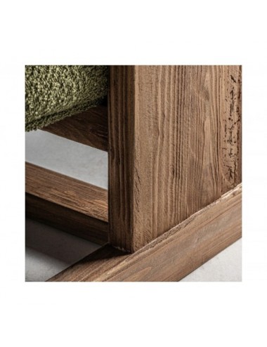 Sofá Creusot Madera De Pino Reciclado 159x85x85 Estilo Colonial - 9