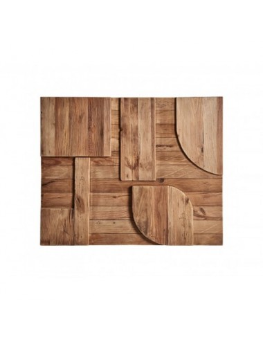 Panel Decorativo Crissey Madera De Pino Reciclado 98x6x60 Estilo Contemporáneo - 1
