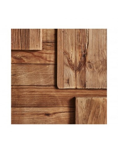 Panel Decorativo Crissey Madera De Pino Reciclado 98x6x60 Estilo Contemporáneo - 1