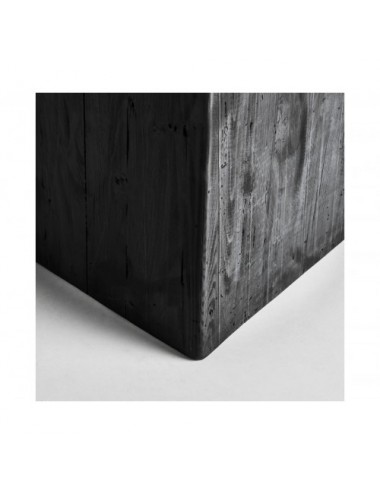 Peana Vievy Madera De Pino Reciclado 40x40x120 Estilo Art Deco - 6