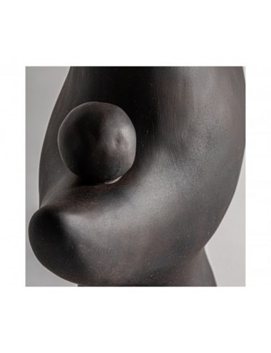 Figura Decorativa Nohae Cerámica 30x15x54 Estilo Art Deco - 1